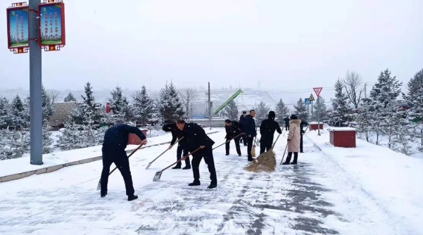 文明创建我先行——利发官网-利发（中国）
组织员工开展积雪清扫活动(图2)