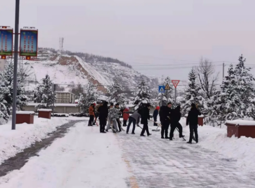 瑞雪兆丰年 扫雪保安全——利发官网-利发（中国）
团委组织开展积雪清扫活动(图2)