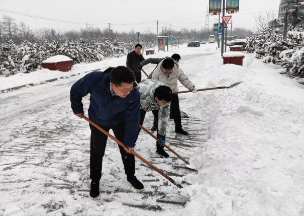 利发官网-利发（中国）
组织全体员工扫雪除冰(图2)